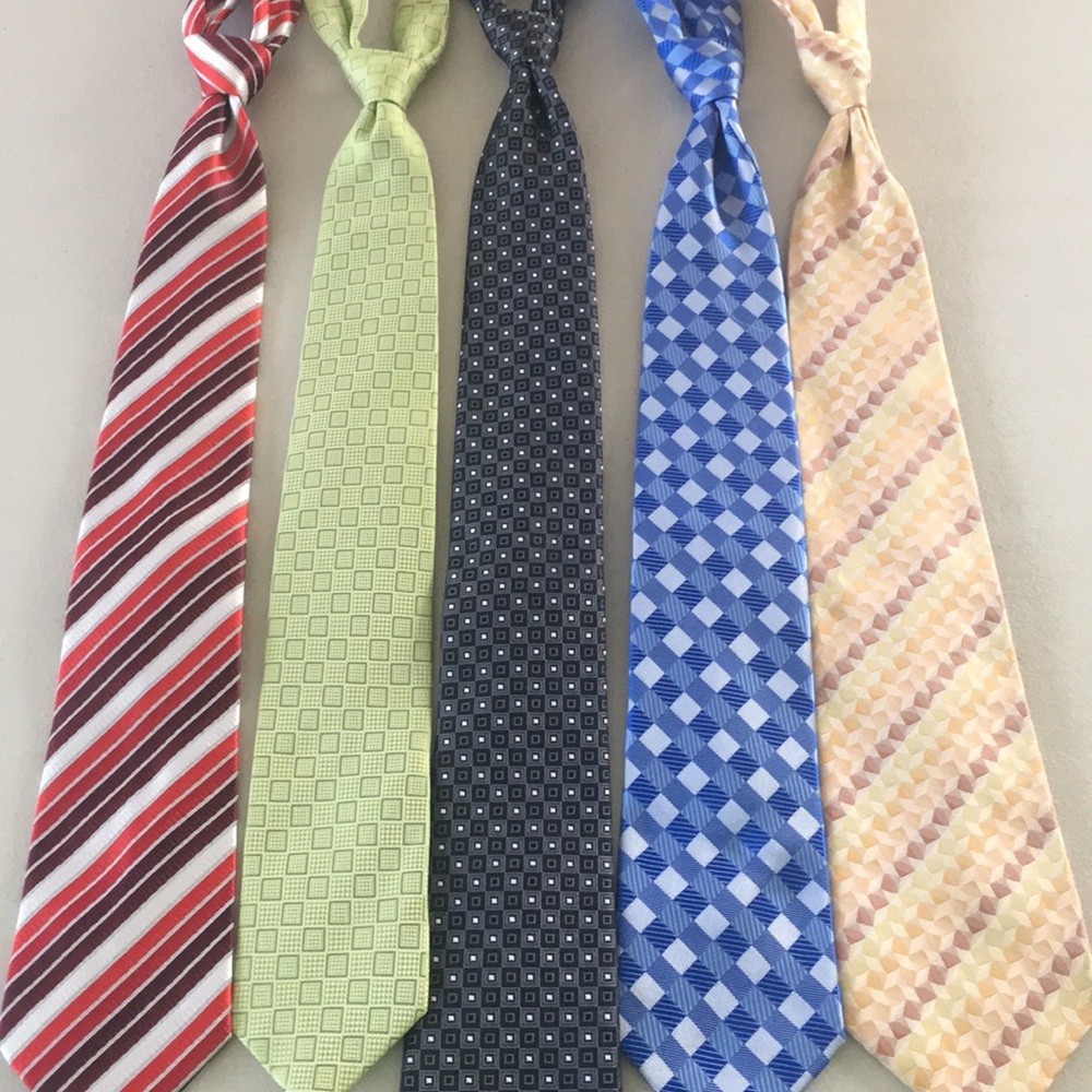 Neckties. Bundle of 5.